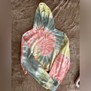 Cropped tie dye hoodie Wild Fable